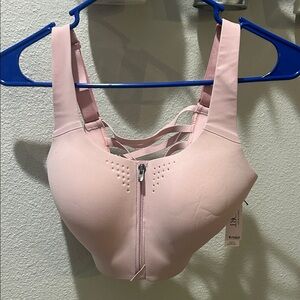 Victoria’s Secret ♡ Women's Pink Zipper Front Sports Bra